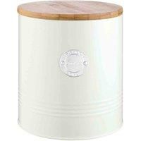 Typhoon Living Cookie Storage, Steel, Cream, 16 x 16 x 18 cm