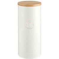 Typhoon Living Pasta Storage Canister with Bamboo Lid, 2.5 Litre, Cream