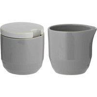 Typhoon Cafe Concept Stoneware Dark Grey Sugar Pot Storage Jar Container