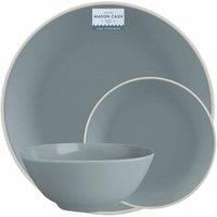 Mason Cash Classic Collection 12Piece Dinner Set  Grey