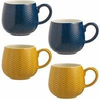 Mason Cash Stoneware Tea Coffee Mugs Hot Drinks Latte Cappuccino Cup 350Ml Mug