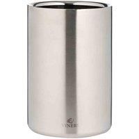 Viners Barware Wine Cooler Double Wall Silver 1.3L, Stainless Steel