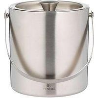Viners Barware Ice Bucket Double Wall 1.5L Silver