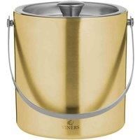 Viners Barware Double Wall Ice Bucket Gold Capacity 1.5L  [9290K]