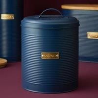 Otto Matt Blue Compost Caddy Bin Storage Coated Steel 2 Filters Kitchenware Home
