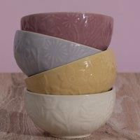 Mason Cash In The Meadow Set of 4 Food Prep Bowls Flowers 10x10x5cm