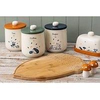 Price & Kensington Woodland Acorn Chopping Cutting Board Bamboo Wood 25cm x 37cm