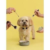 Mason Cash Colourmix Set Of 2 Grey Dog Bowls & Placemat