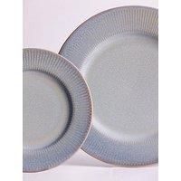 Mason Cash Reactive Linear 27cm Grey Dinner Plate