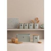 Typhoon Cookie Canister Pot 2.7L Airtight Wood Lid Kitchen Food Storage Tin Jar