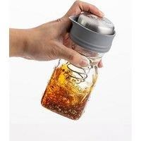Kilner Salad Dressing Maker Set 0.5L Bottle Create Serve Store Homemade Dressings Vinaigrettes & Sauces | Dishwasher Safe | Includes Recipe Booklet & One-Piece Lid for Fridge Storage