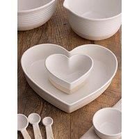 Mason Cash Rustic Charm Heart Baker 28cm