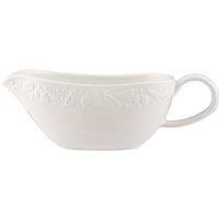 Stoneware Gravy Boat Embossed Acorn Sauce Jug Serving Dish Sauce Pot 450ml Cream