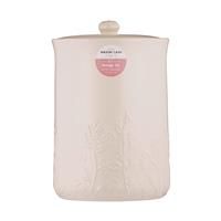 Mason Cash In the Meadow Large Storage Jar 2.5 Litre Embossed Floral Design, Durable Stoneware, Airtight Lid – Ideal for Biscuits, Cookies, Rice, Flour – Classic Kitchen Storage
