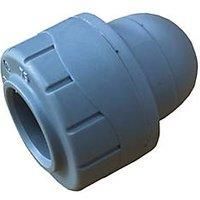 PolyPlumb Plastic Push-fit Blanking cap Pack of 10
