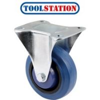 General Duty Electric Blue Castor Fixed 125mm / 160kg