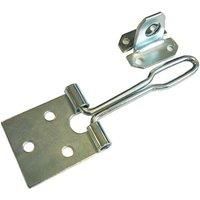 Wire Hasp & Staple - Zinc Plated - 102mm