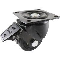 Select Machine Swivel Brake Castor 75mm Black (991YY)