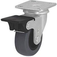 Heavy Duty TPR Braked Swivel Castor 50mm (284KH)