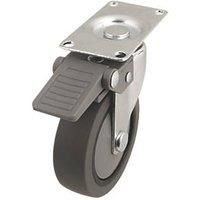 TPR Braked Swivel Castor 75mm (756KH)