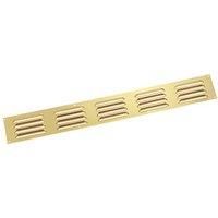 Map Vent Fixed Louvre Vent Gold 466 x 51mm (195HY)