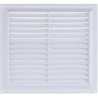 Map Vent Gas Louvre Vent White 229 x 229mm (6204D)