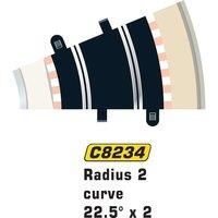 Scalextric C8234 Radius 2 Curve 22.5 degree x2 (C154) 1:32 Scale Accessory