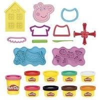 Play-Doh Peppa Pig Stylin Set with 9 Non-Toxic Modeling Compound Cans and 11 Accessories, Peppa Pig Toy for Kids 3 and Up