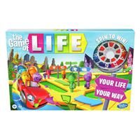 The Game of Life Game, Family Board Game for 2 to 4 Players, for Kids Ages 8 and Up, Includes Colourful Pegs
