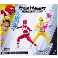 Power Rangers Lightning Collection Mighty Morphin Yellow Ranger & Red Ranger Swap Jason & Trini Boom Comics 2-Pack 6-Inch Action Figures