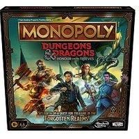 Monopoly Dungeons & Dragons: Honor Among Thieves Game, Inspired by the Movie, D&D Board Game for 2-5 Players