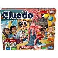 Clue Junior Game, 2-Sided Gameboard, 2 Games in 1, Clue Mystery Game for Younger Kids, Kids Board Games, Junior Games