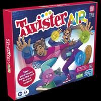 Hasbro Gaming Twister Air Party Game Includes 4 Twister Air Wrist Bands, 4 Twister Air Ankle Bands, Device Stand with clip, base, and post, and Game Rules For Ages 8+ Years