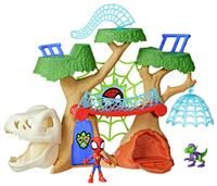 Spidey and his Amazing Friends Marvel Dino-Webs Treehouse Super Hero Playset