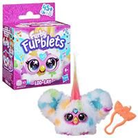 Furby Furblets Loo-Lay Mini Electronic Plush Toy, White, Orange