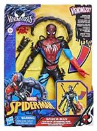 Marvel Spider-Man VenomVersus Spider-Man Liquid Shifter Action Figure with Accessories, Black