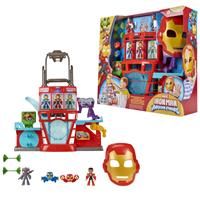 Iron Man and His Awesome Friends Marvel Iron Quarters Boys & Girls Electronic Playset