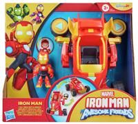 Iron Man and His Awesome Friends Marvel 2-In-1 Mech Suit & Vehicle, Action Figure & Toy Vehicle