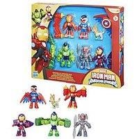 Iron Man and His Awesome Friends Marvel Armored-Up Avengers Pack Action Figure Set