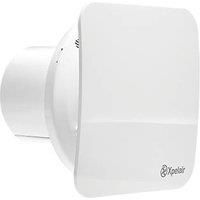 Xpelair C4PSR Simply Silent Contour Extractor Fan with Pullcord 4"/100mm Bathroom Pull Cord - Square/Round