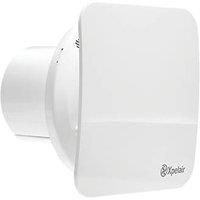 Xpelair 4" Simply Contour Silent CV4 bathroom extractor fan CV4SR, White