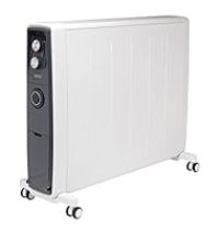 Dimplex FuturRad 3kW Portable Radiator, Quiet Oil Free Smart Column Heater, Freestanding Electric Plug In Compact Electric Heating Unit with Thermostat & Timer – White