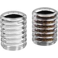 COLE & MASON Acrylic Glass Beehive Shaker Set of 2 Boxed Salt & Pepper Gift