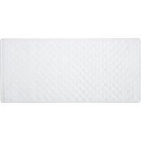 White Rubber Bath Mat White
