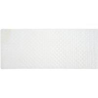 White Rubber Bath Mat White