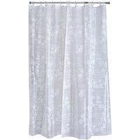 Aqualona Shower Curtain – 100% Waterproof Fabric – Mildew Resistant – Odour Free, Soft-Touch Finish – Rust Proof Eyelets, Ocean Peva, 180cm x 180cm