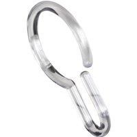 Aqualona Shower Curtain Quick Hooks Clear - 12 Pack