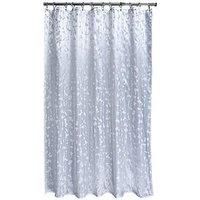 Aqualona Metallic Leaf Soft Peva Shower Curtain