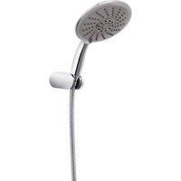 AQUALONA Pack-Shower Head-Hose-Wall Bracket-Durable, Powerful, Easy to Clean, Stylish Finish, Multiple Spray Patterns-Universal Fit, Aquajumbo, Chrome
