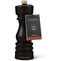 Cole & Mason : London 180mm/7" Salt Mill. Dark Chocolate. H233078. Unused.